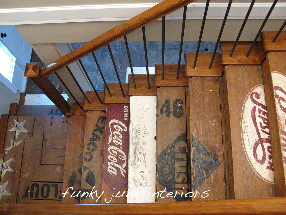 Inspiration for an eclectic staircase in Vancouver.