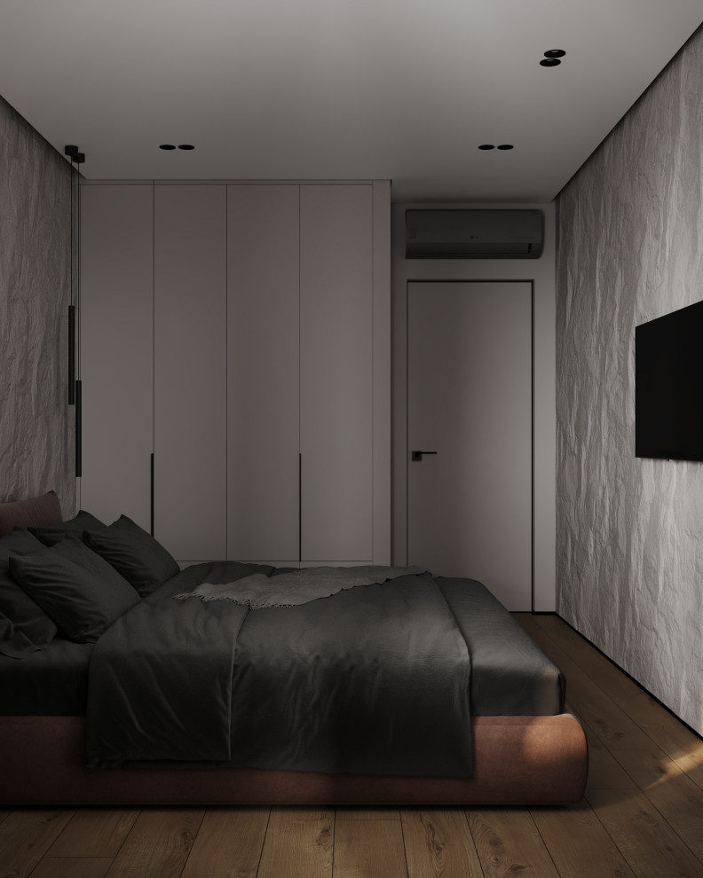 Спальня (трехкомнатная квартира в ЖК "Илмари", Пенза)