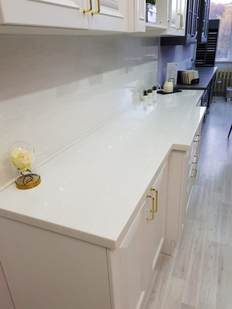 Столешница и стеновая панель из камня S-113 для нашего партнёра