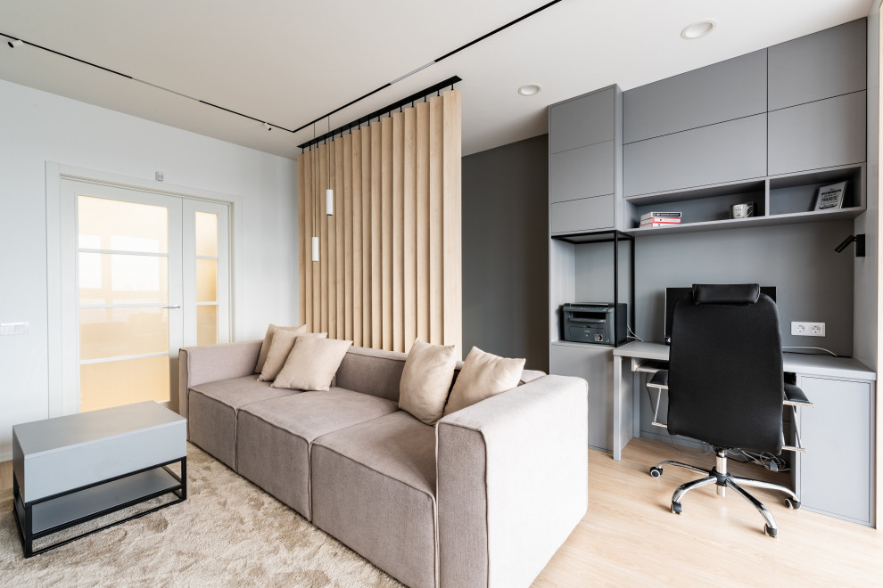 Не скучный серый. Квартира г. Минск