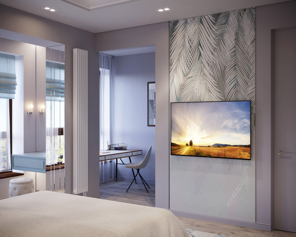 Визуализация (настройка света, материалов) квартиры в Москве.