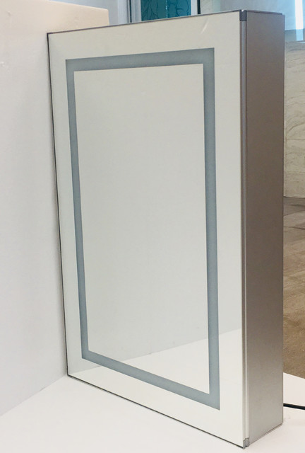 Led Bordered Illuminated Medicine Cabinet Contemporary Led Bordered Illuminated Medicine Cabinet