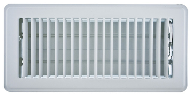 Classic Stamped Steel Floor Register Contemporary Registers