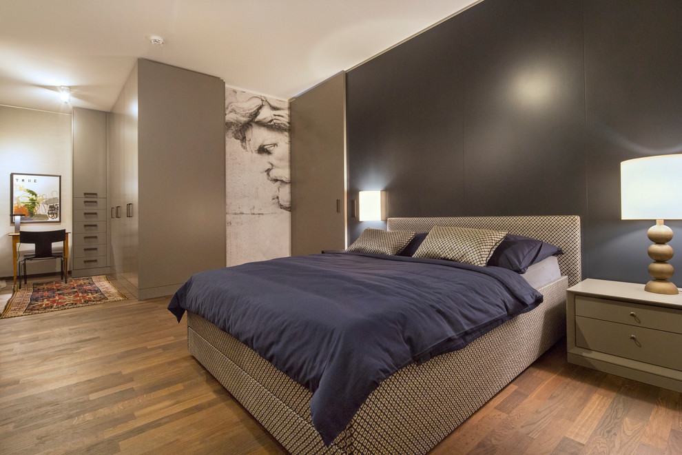 Modernes Hauptschlafzimmer in Berlin