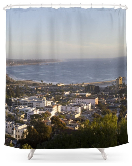 View From The Top Shower Curtain Beach Style Curtains View From The Top Shower Curtain Beach Style Curtains By Society6
