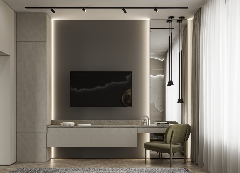 Дизайн-проект 1-комнатной квартиры. ЖК Атмосфера в центре