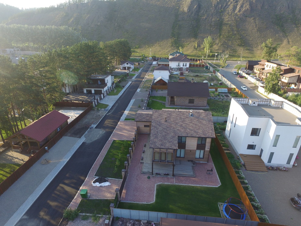 Современный деревянный дом 400 м2