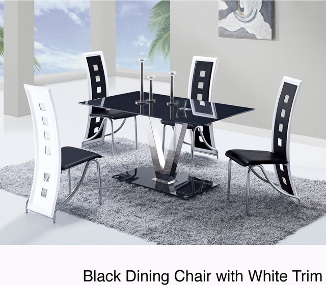High-back Contrast Dining Chair