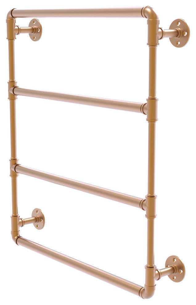 Pipeline Collection 36" Wall Mounted Ladder Towel Bar Industrial Towel Racks & Stands by