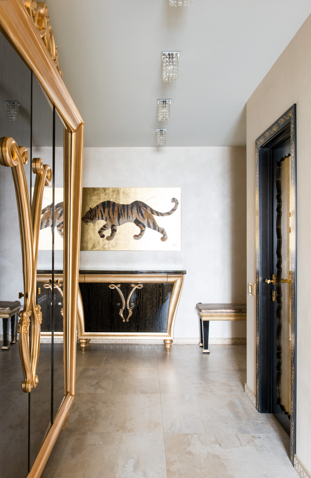 "Ход конём" - квартира в стиле ар-деко 150 м2, г. Люберцы