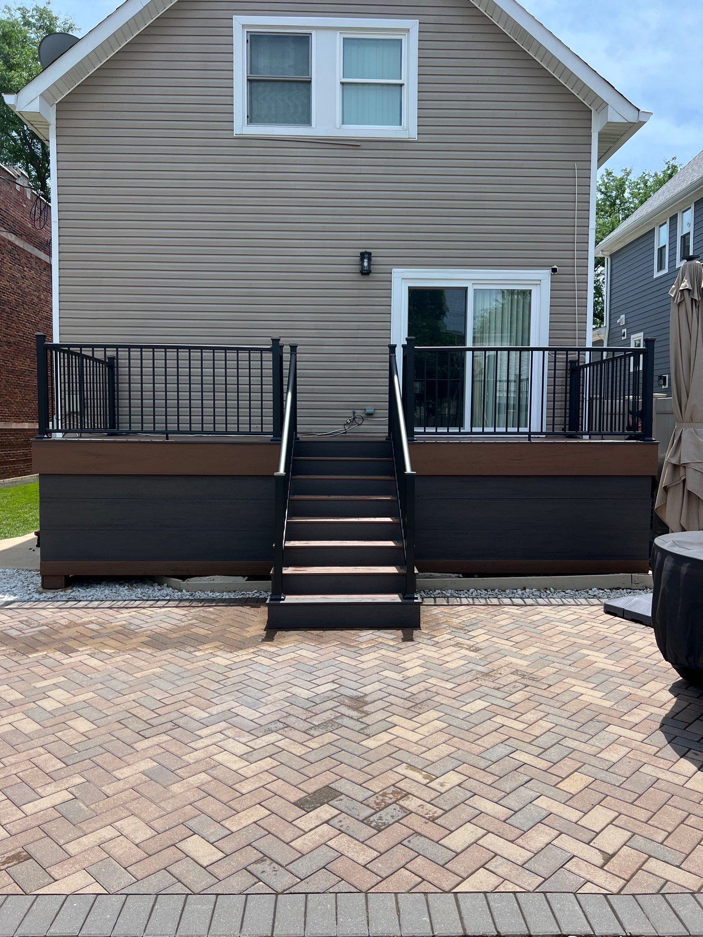 Rear deck Oak Park