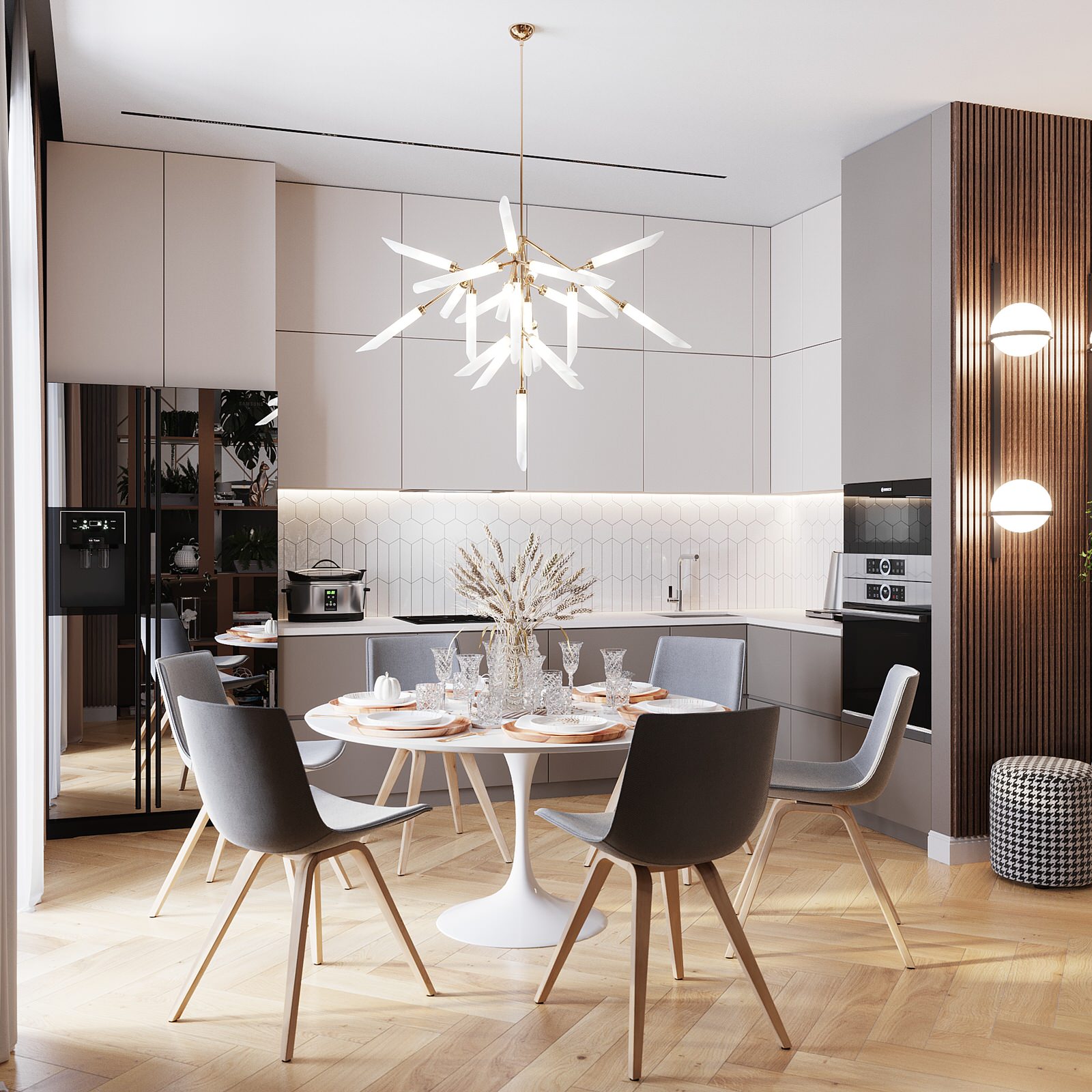 Двухуровневая квартира для семьи из 5ти человек