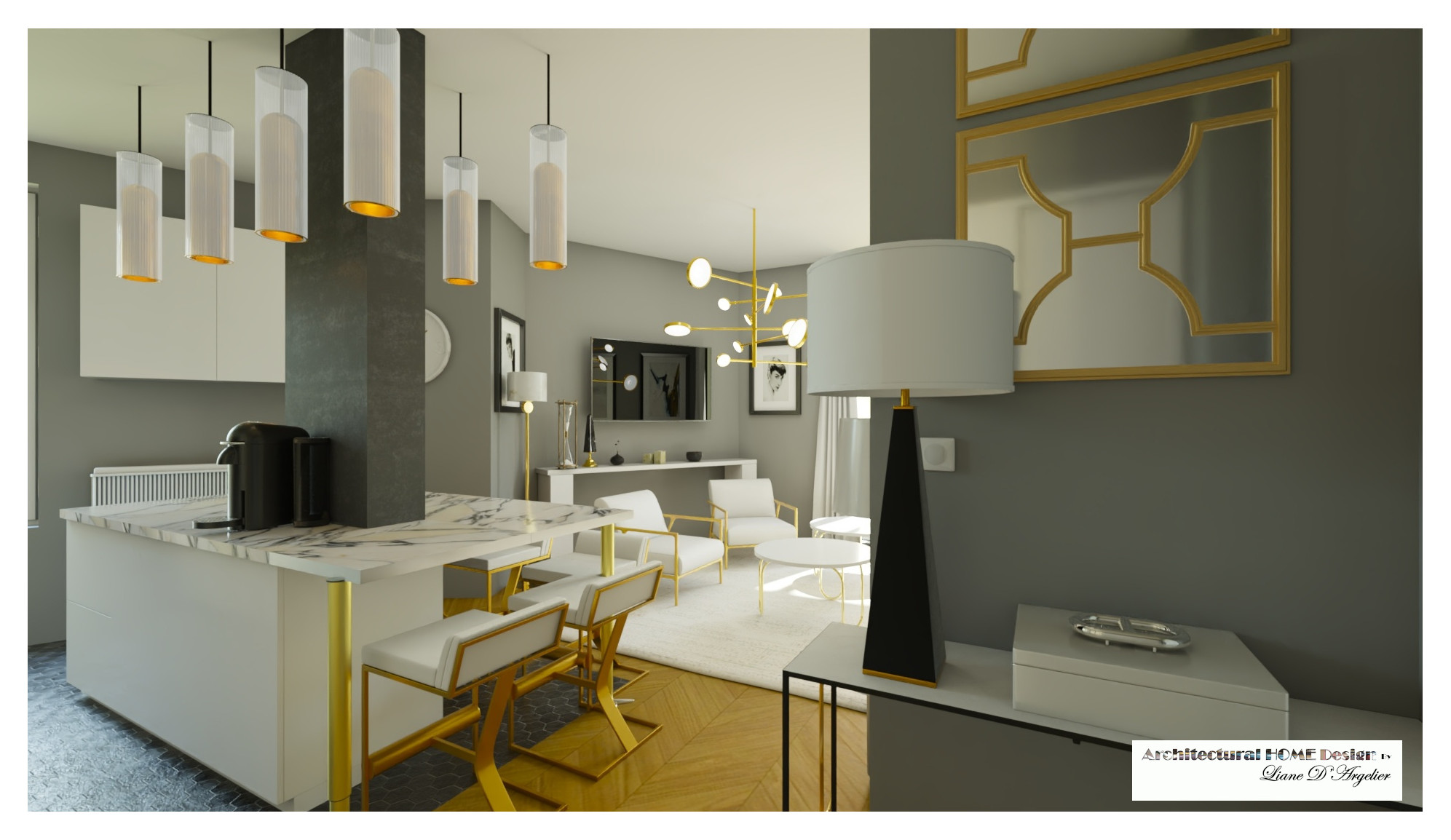 Appartement Haussmannien cœur de Nice.