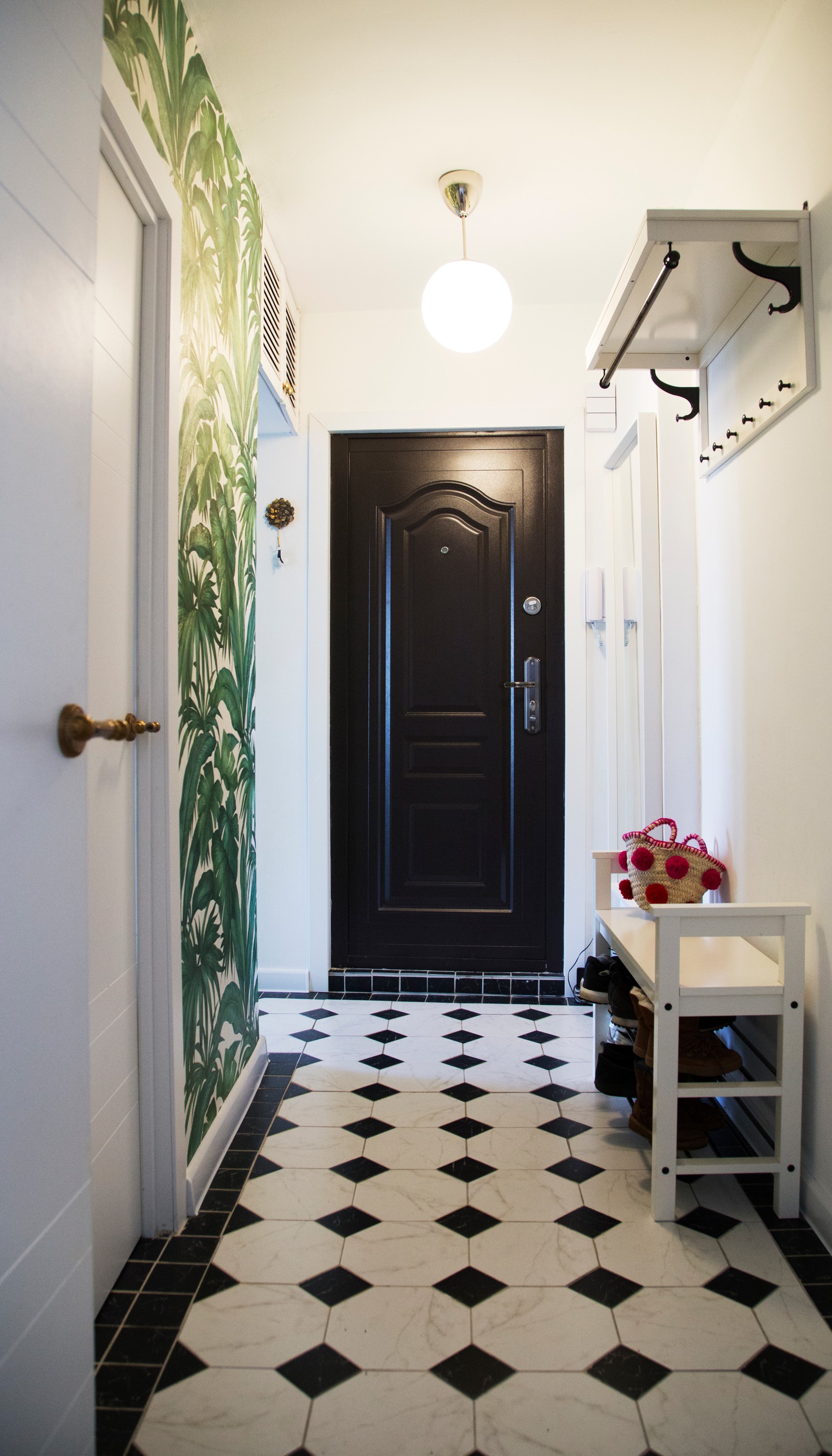 Интерьер квартиры в Москве площадью 60 кв м. Проект реализован.