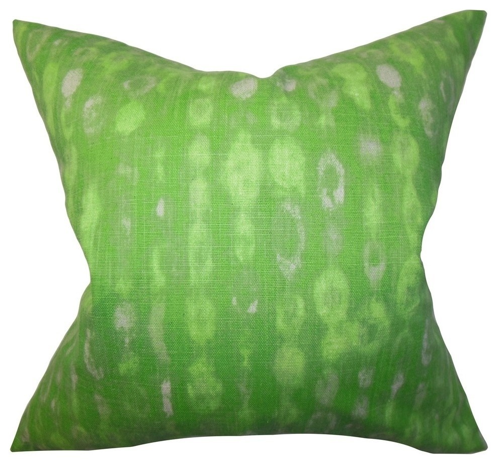 Verve Geometric Pillow Green 20"x20"