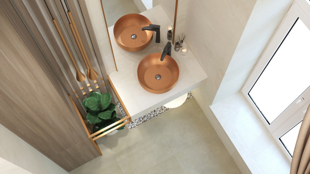 Гостевой санузел в частном доме