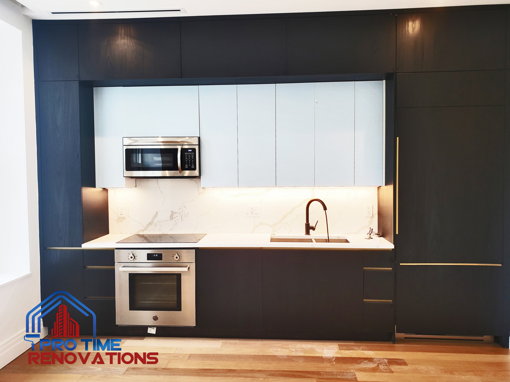 Kitchen installation.