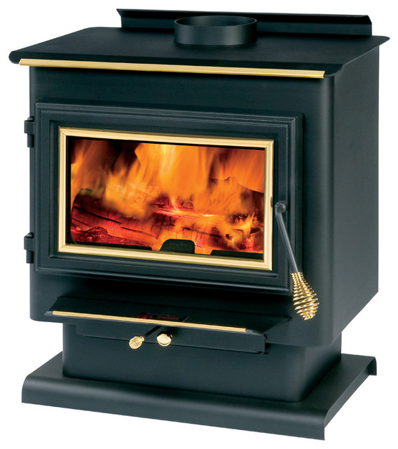 Summers Heat Free Standing Wood Burning Stove, 1.200 to 1.800 sq. ft