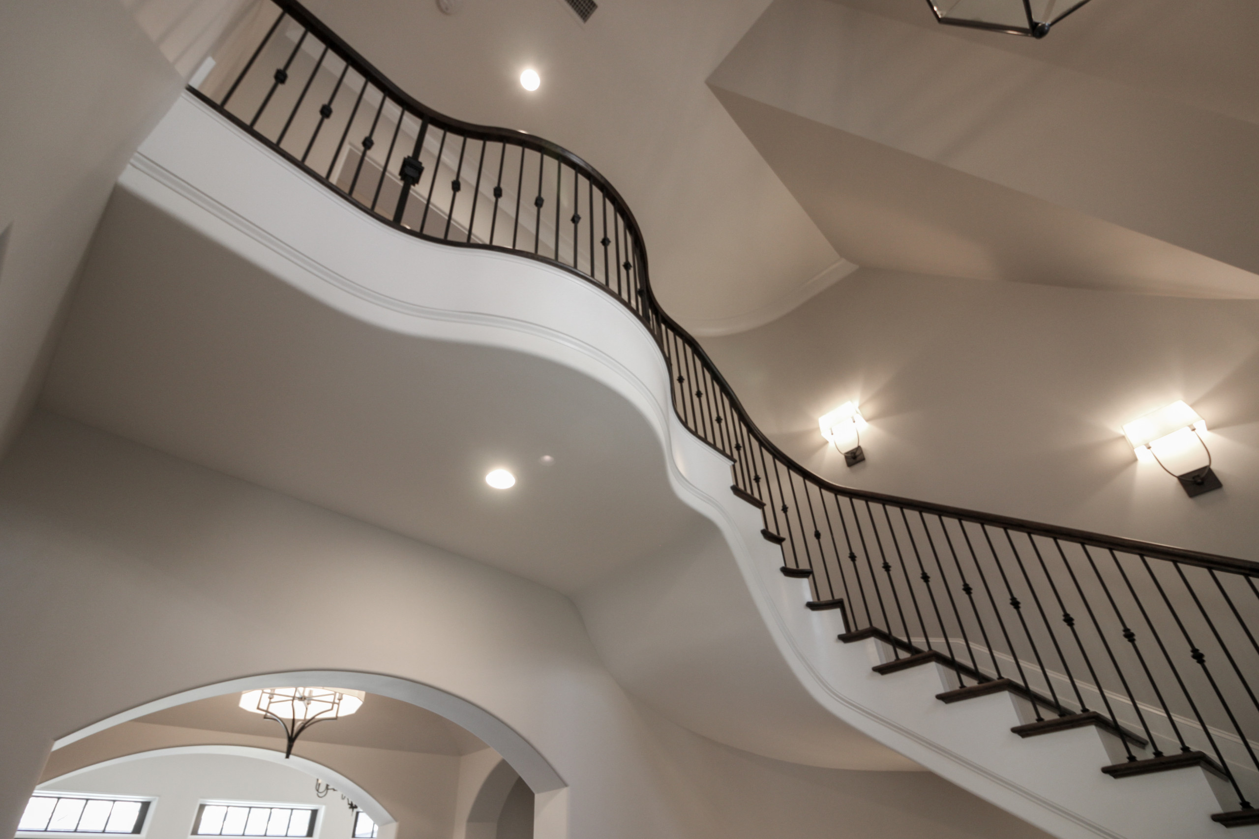 86_ Gorgeous Floating Curved Staircase, McLean VA 22066