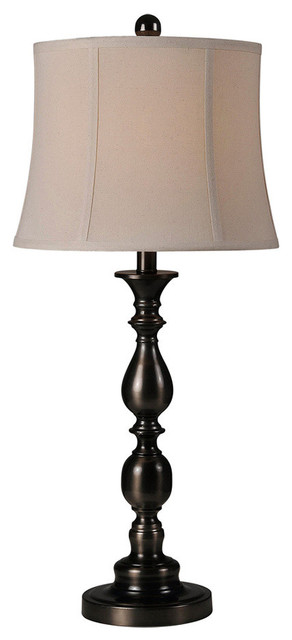 Scala Two Light Small Table Lamp Set Of 2 Oil Rubbed Bronze Off White Linen S Scala Two Light Small Table Lamp Set Of 2 Oil Rubbed Bronze Off White Linen S