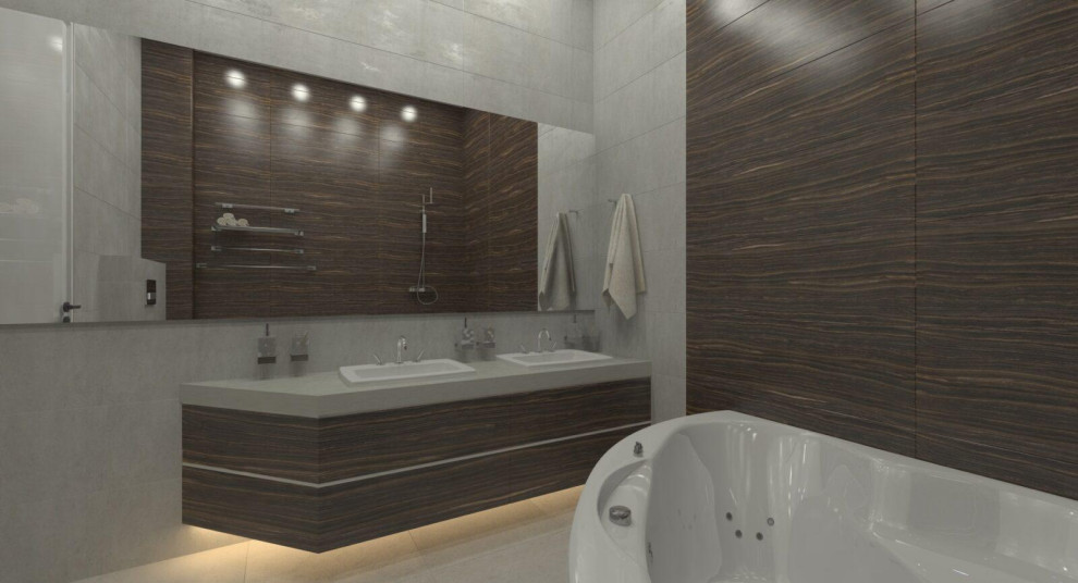 Дизайн интерьера коттеджа “Русская усадьба” 270 кв.м