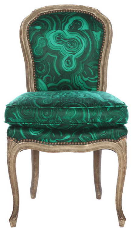 Tony Duquette Belvedere 'Malachite' Chair