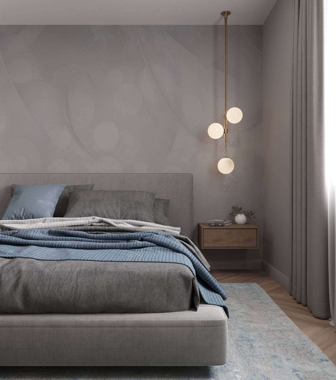 Проект спальни 16 м.кв.