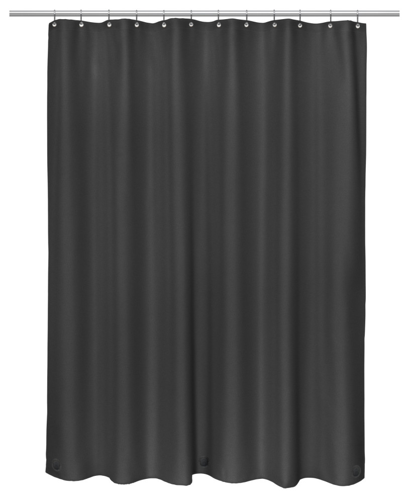 2 Pack "Clean Home" PEVA Liner in Burgundy Contemporary Shower