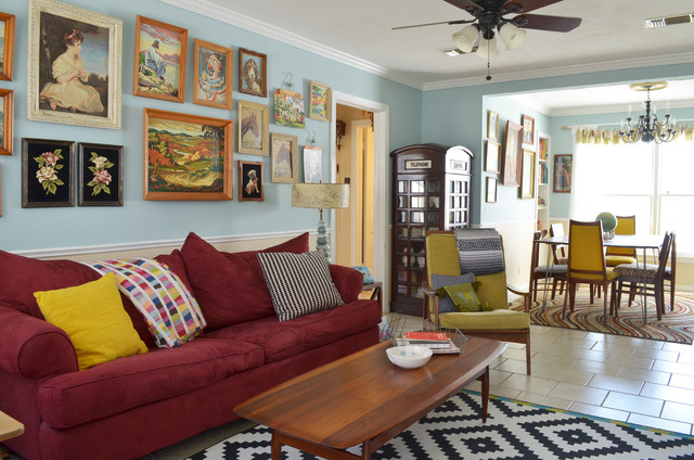My Houzz: A ‘Whimsical Museum Gallery’ in Texas エクレクティック-リビング