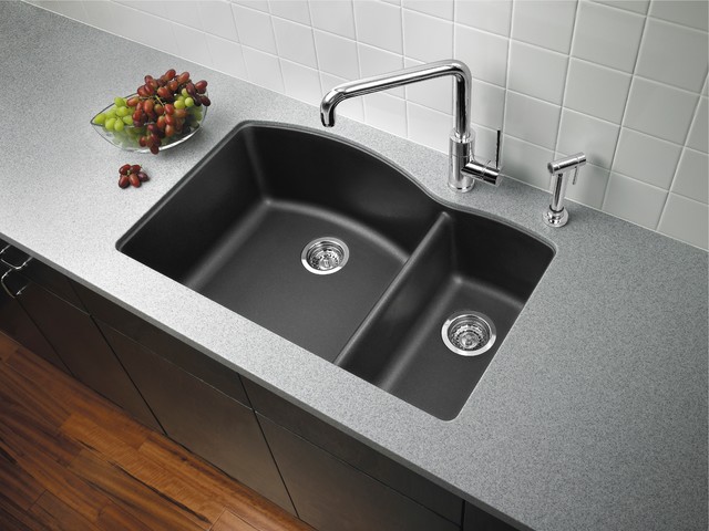 Blanco Silgranit Kitchen Sinks clasico-cocina