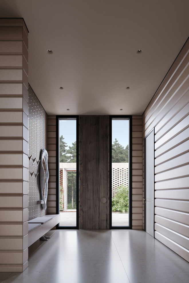 Дом двухэтажный из клееного бруса