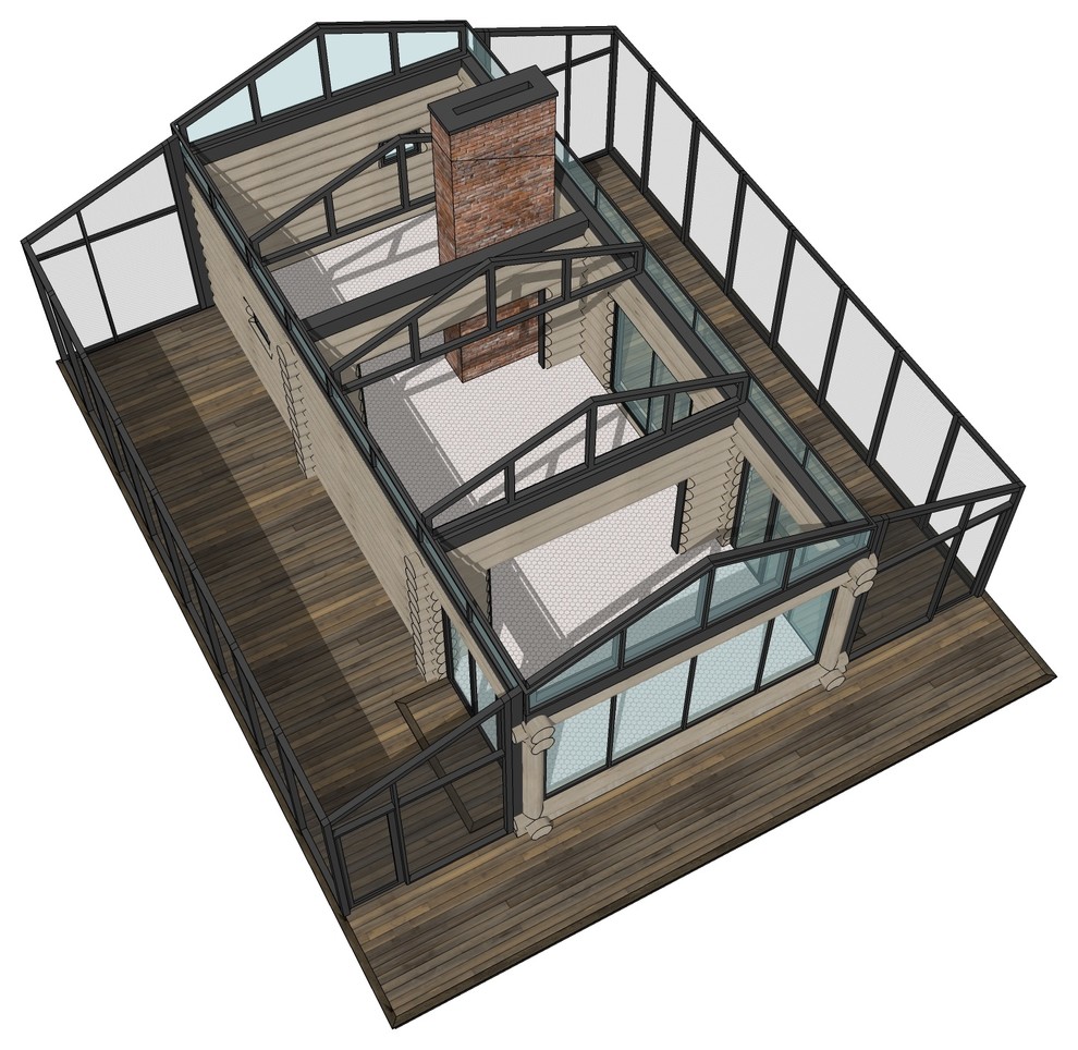 Реконструкция бани и летняя кухня