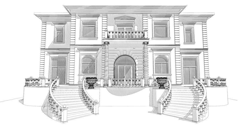 Загородный дом в Классическом стиле