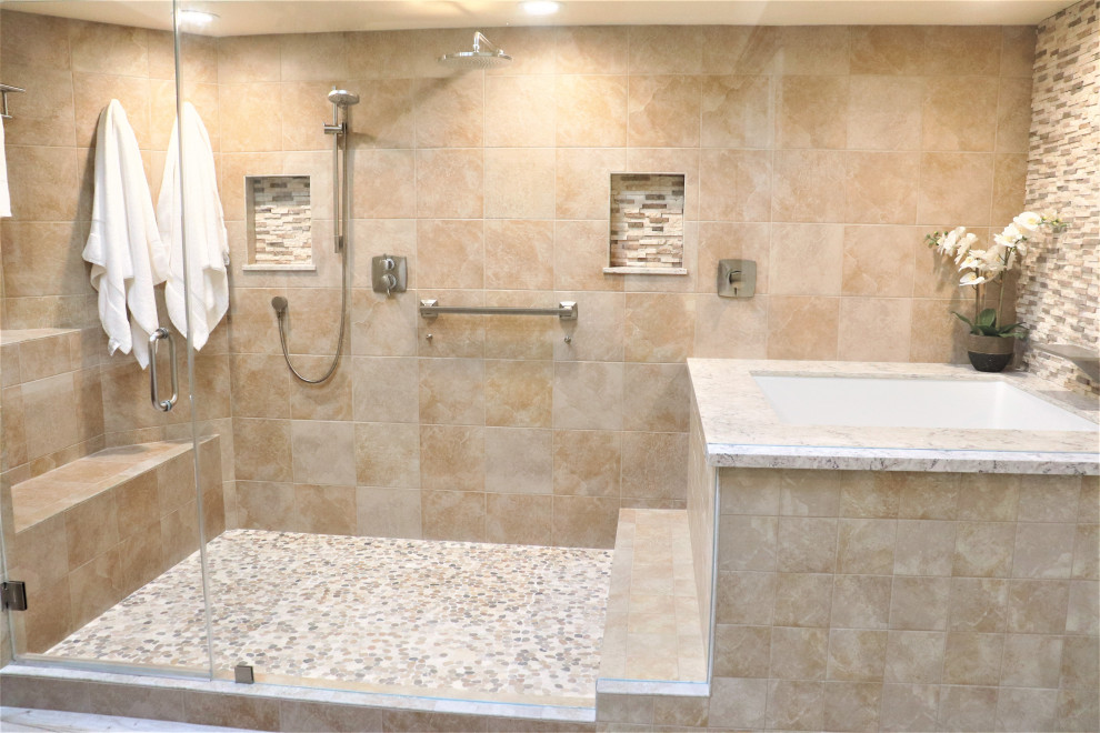 Grand Master Bath Shower & Tub Wet Room - Bathroom - San Francisco - by ...