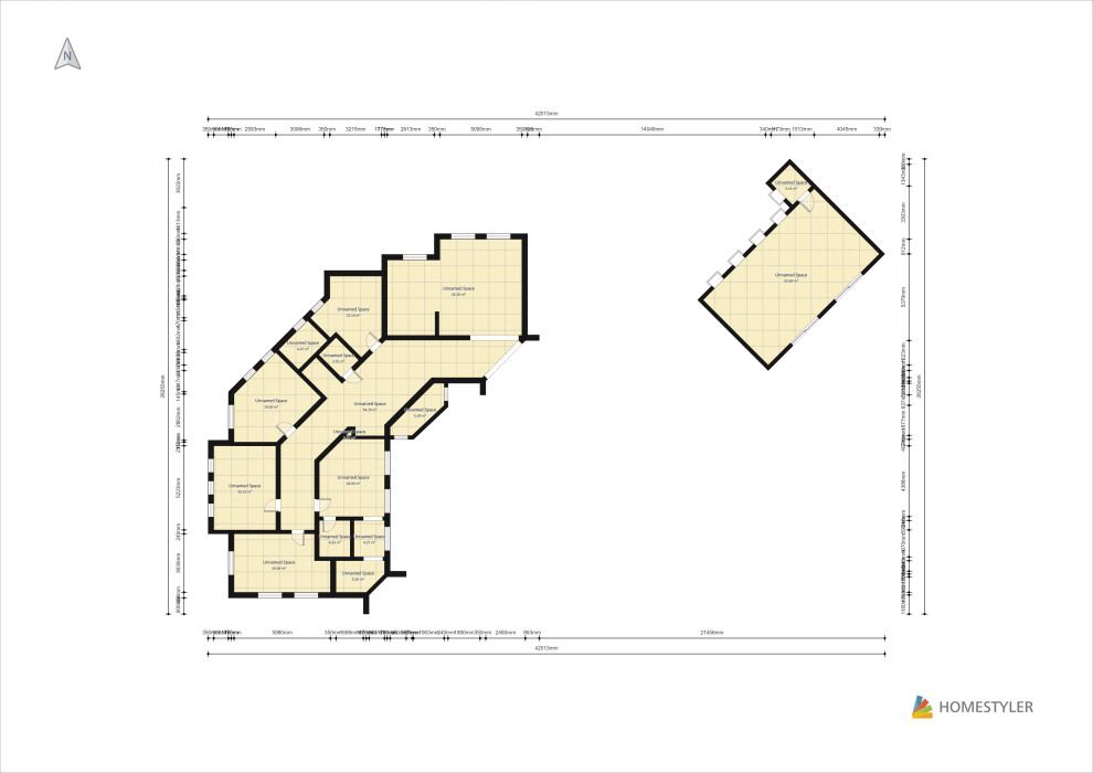 Планировка дома и гаража