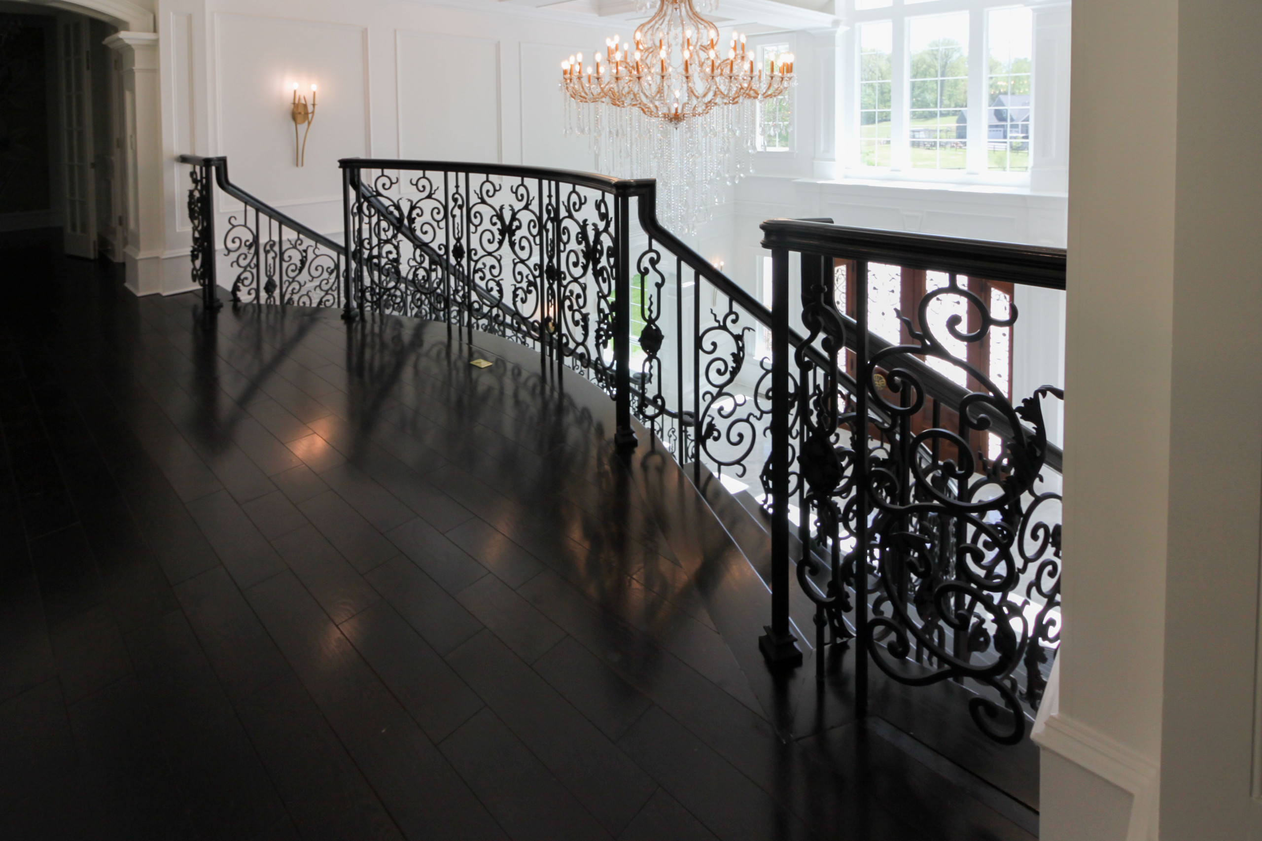 92_Grand Double Staircase in Exquisite Custom Home, Great Falls VA 22066
