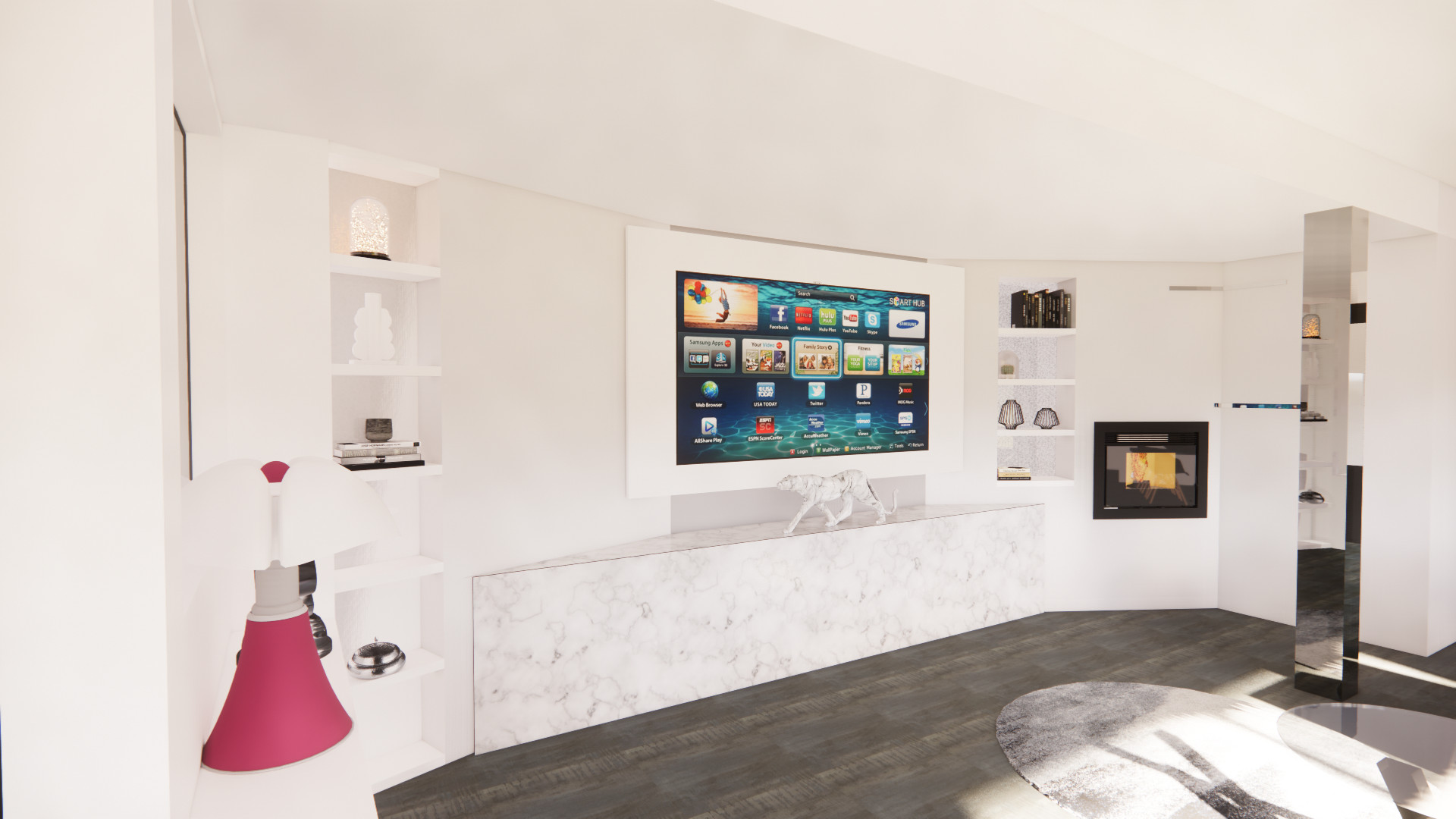 Projet 3D - Aménagement d'un salon