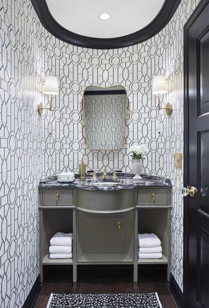 Lilydale Townhouse - Transitional - Powder Room - Minneapolis - by ...