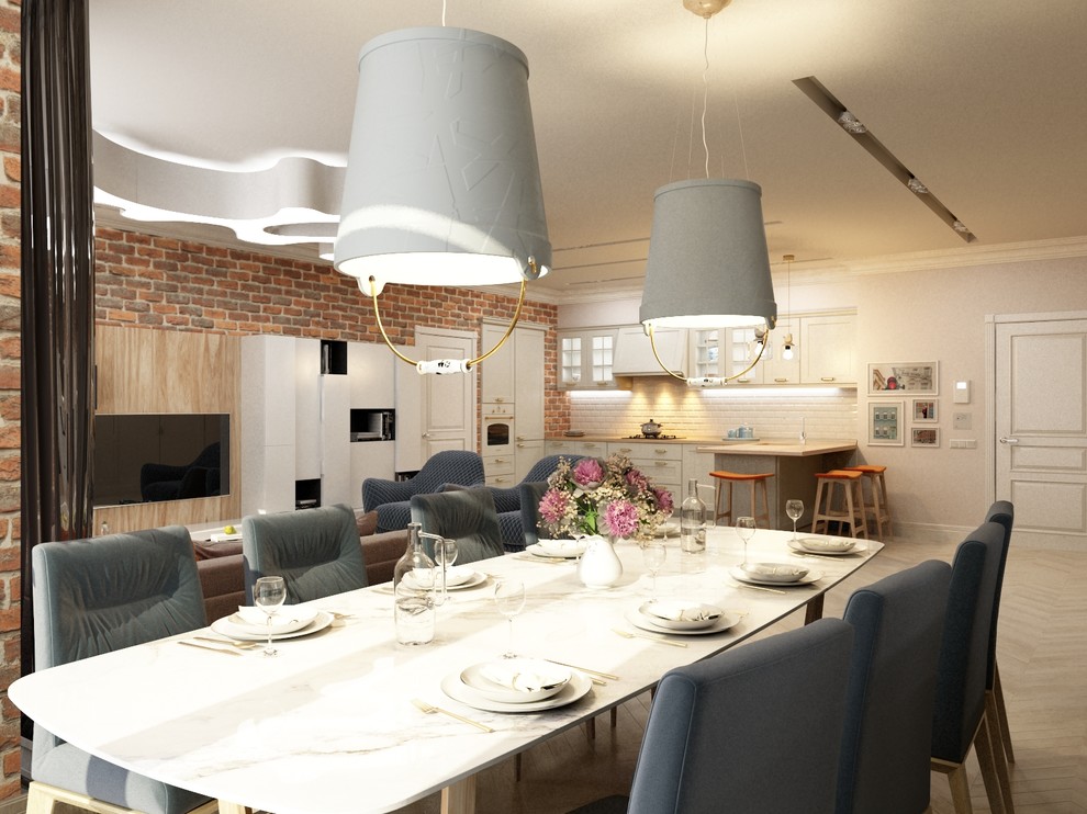 Лофт с элементами классики