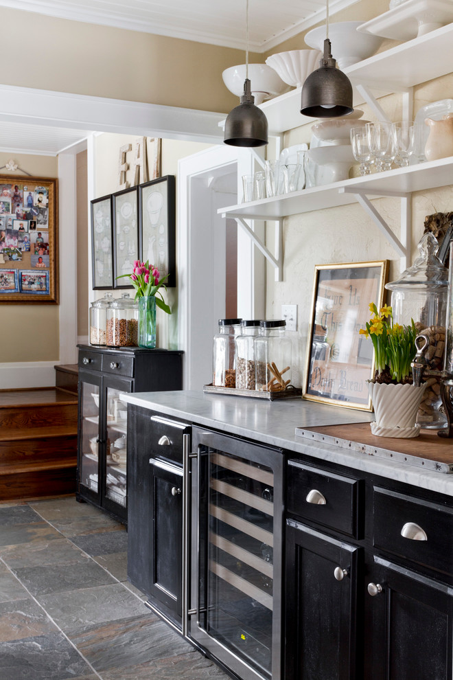 Eclectic kitchen photo in New York