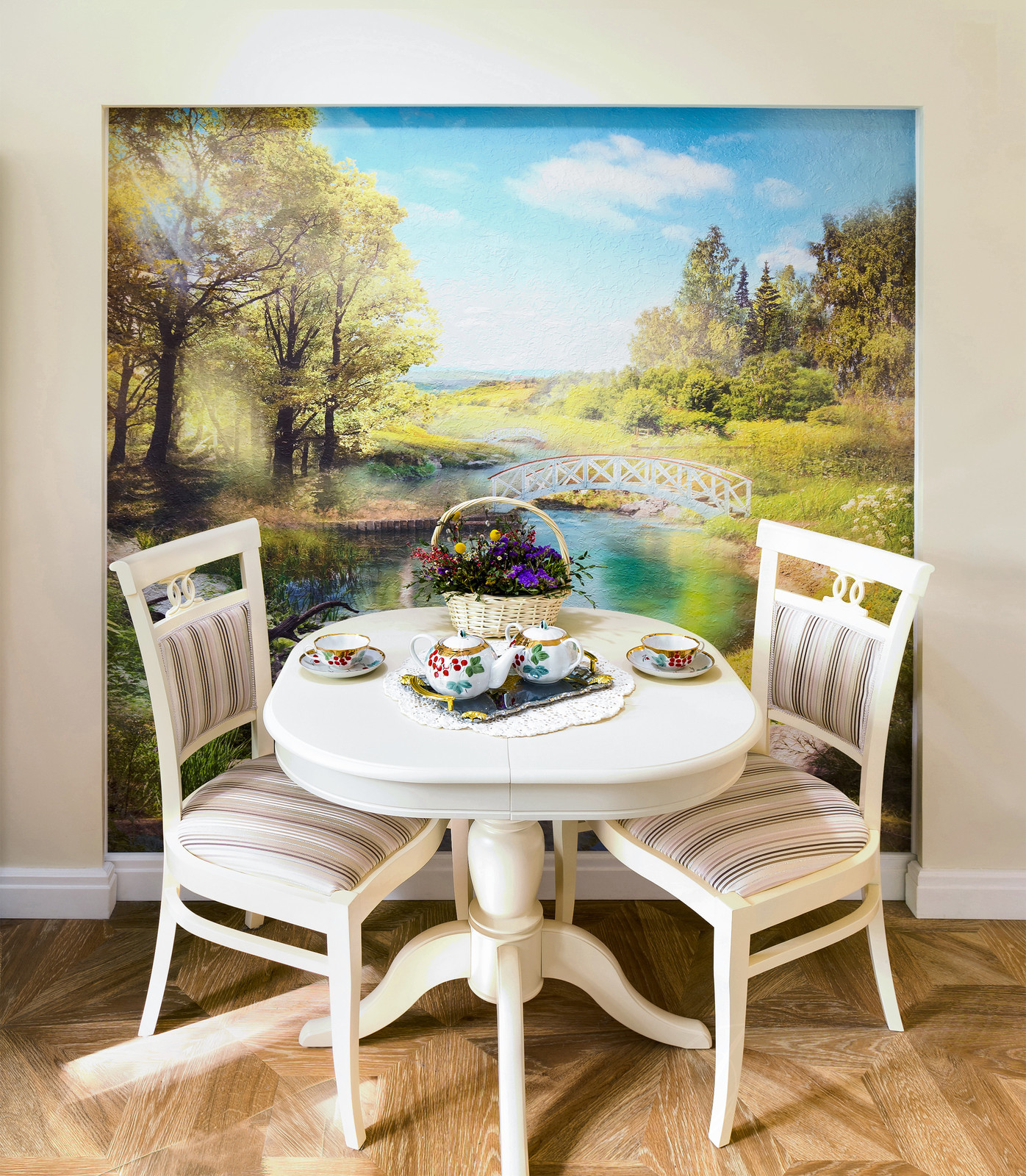 Компактная кухня в стиле современная классика