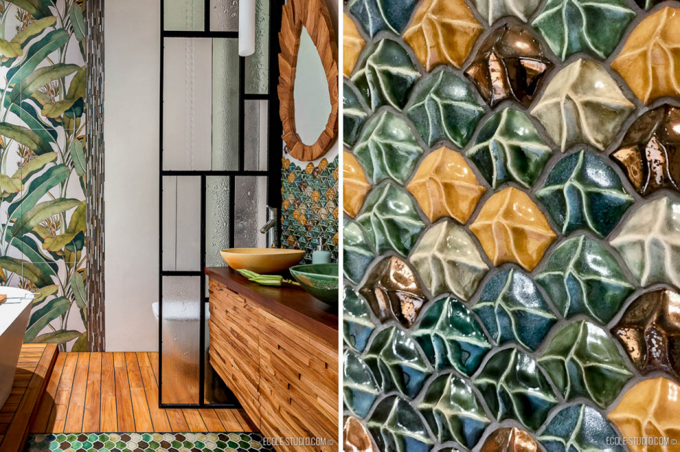 тропическая ванная в ЖК Фили-Град