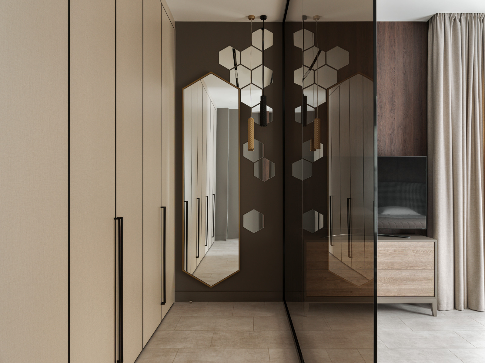 Интерьер квартиры в ЖК Флора и Фауна 85 м^2