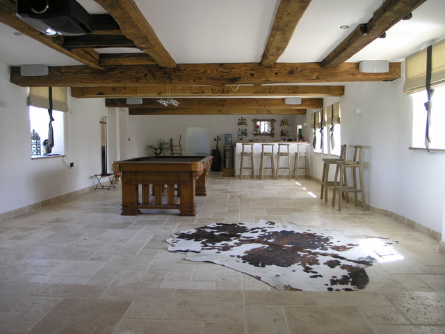 Old Mill Conversion rustic-dining-room