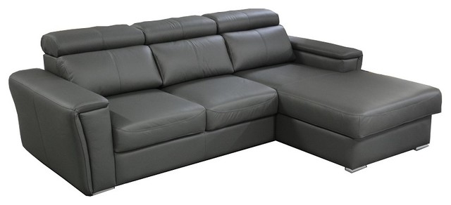 Tropic Leather Sectional Sleeper Sofa, Leather Sectional Sleeper Sofa With Storage