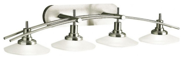4 Light Bathroom Light Fixture Approved for Damp Locations ...
