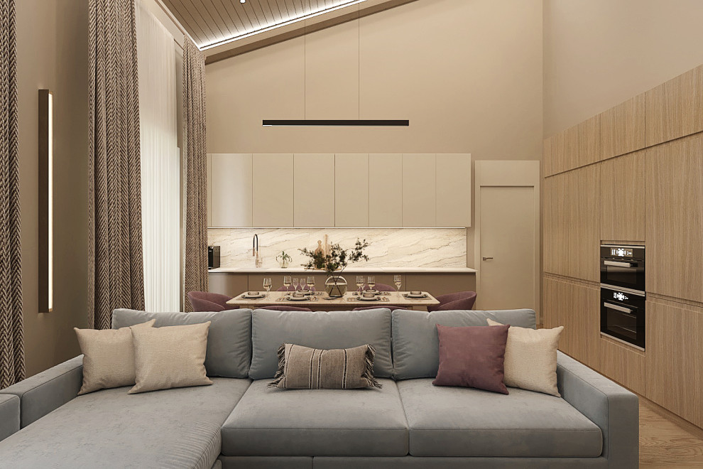 дизайн дома в светлых тонах