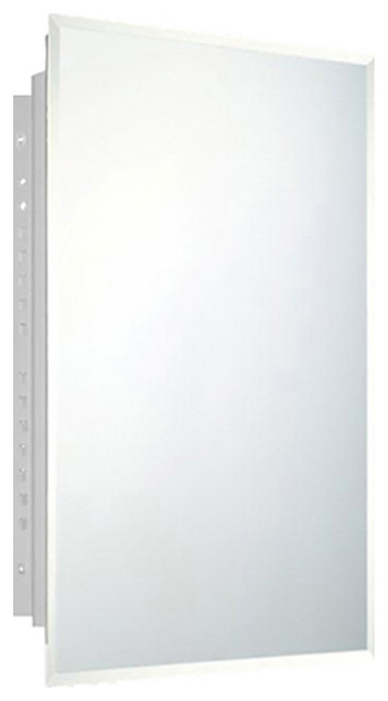 Residential Series Medicine Cabinet, 16"x26", Beveled Edge, Recessed