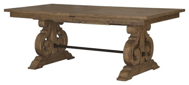Rectangular Dining Table in Weathered Barley