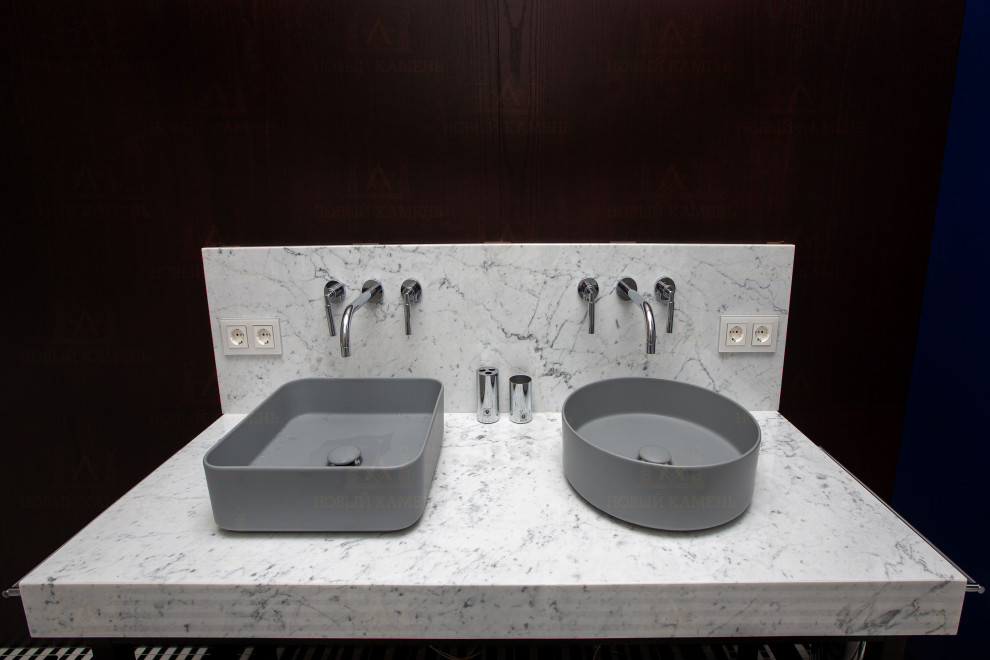 Мрамор в ванной комнате